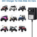 24V Battery Charger and Power Adapter for Kids Ride-On Car Toys Magic Cars 1