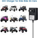 24V Battery Charger and Power Adapter for Kids Ride-On Car Toys Magic Cars 1