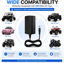 24V Charger for Electric Ride-On Toys Compatible with Power Wheels and Razor Magic Cars 6