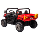 24V Battery-Powered Electric Ride-On 2-Seater Dump Truck for Kids with Parental Remote Control Magic Cars 14
