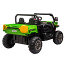 24V Battery-Powered Electric Ride-On 2-Seater Dump Truck for Kids with Parental Remote Control Magic Cars 18