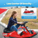 24V Battery Powered Kids Ride-On Drifting Car with 360-Degree Rotation for Boys and Girls in Pink and Red Magic Cars 11