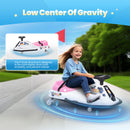 24V Battery Powered Kids Ride-On Drifting Car with 360-Degree Rotation for Boys and Girls in Pink and Red Magic Cars 1