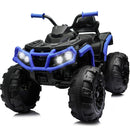 24V Blue Electric Kids Ride-On ATV Quad Car with 2-Speed, Bluetooth, and LED Lights Magic Cars 0