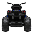 24V Blue Electric Kids Ride-On ATV Quad Car with 2-Speed, Bluetooth, and LED Lights Magic Cars 8