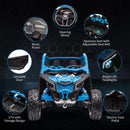 24V Licensed Can-Am BRP Electric 4WD Off-Road UTV Ride-On Car for Kids Magic Cars 8