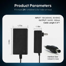24V Battery Charger for Kids Ride-On Toys and Wrangler SUV Models Magic Cars 1