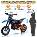 24V Electric Dirt Motocross Ride-On Bike for Kids and Teens Ages 13+ Magic Cars 7