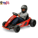 24V Red Drifting Go-Kart Ride-On Toy for Kids Magic Cars 0