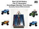 24V Economy Battery for Power Wheels Grave Digger Plug and Play Version Magic Cars 0