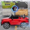 24V Licensed Chevrolet Silverado Kids Electric Ride-On Truck with Remote Control Red Magic Cars 7