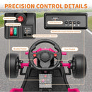 24V Electric Drift Go Kart for Children, Dual 300W Motors with 8MPH Speed Magic Cars 5
