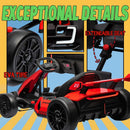 24V Electric Drift Kart with 300W Motor, 4-Speed Modes, Kids Ride-On Toy with Music Magic Cars 3