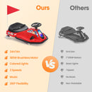 24V Electric Drifting Go-Kart Bumper Car for Kids Ages 3+ with Adjustable Speed Switch Magic Cars 6