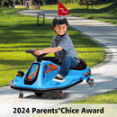 24V Electric Drift Go-Kart with High/Low Speed and 360-Degree Spin Ride Magic Cars 15