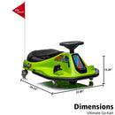 24V Electric Drift Go-Kart with High/Low Speed and 360-Degree Spin Ride Magic Cars 18
