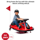 24V Electric Drift Go-Kart with High/Low Speed and 360-Degree Spin Ride Magic Cars 24