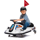 24V Electric Drift Go-Kart with High/Low Speed and 360-Degree Spin Ride Magic Cars Variant 0