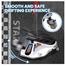 24V Electric Drift Go-Kart with Adjustable Speed and 360° Spin Ride Magic Cars 5