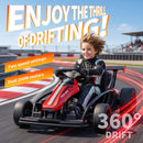 24V Kids Electric Go Kart with Dual 200W Motors, 8.1 MPH Drift & Bluetooth for Ages 8-12 Magic Cars 1