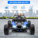 24V Electric Kids UTV Ride-On Car with 2 Driving Modes and 4 Shock Absorbers Magic Cars 4