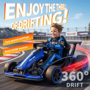 24V Electric Kids Go Kart with 8.1MPH Speed, Dual 200W Motors, and 9Ah Battery for Drifting Fun Magic Cars 1
