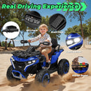 24V Bluetooth Electric Ride-On Car for Kids with Dual Speed Options in Blue Magic Cars 3