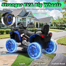 24V Bluetooth Electric Ride-On Car for Kids with Dual Speed Options in Blue Magic Cars 5