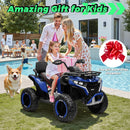 24V Bluetooth Electric Ride-On Car for Kids with Dual Speed Options in Blue Magic Cars 6