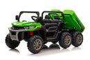 24V Green 4x4 Farm Truck with Tipping Bed Magic Cars 0