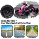 24V Go Kart for Kids 8MPH High-Speed Drifting Racing Ride-On Car Toy Magic Cars 6