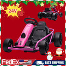 24V Go Kart for Kids 8MPH High-Speed Drifting Racing Ride-On Car Toy Magic Cars Variant 0