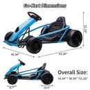24V Go-Kart for Kids and Teens High-Speed Drift Racing Ride-On Car Toy Magic Cars 14