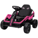 24V Go Kart with Remote Control, Spring Suspension, Pink Magic Cars 3