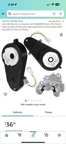 24V High Torque Gearbox with 30000RPM Motor for Powered Wheels Magic Cars 3