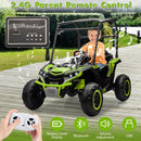 24V 2-Seater Electric Ride-On UTV Truck with 800W Motor, Sun Shade, and Remote Control - Green Magic Cars 5