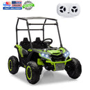 24V 2-Seater Electric Ride-On UTV Truck with 800W Motor, Sun Shade, and Remote Control - Green Magic Cars Variant 0