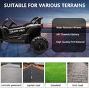 24V Electric Kids Ride-On Off-Road UTV Truck with 200W Motors and Remote Control Black Magic Cars 6