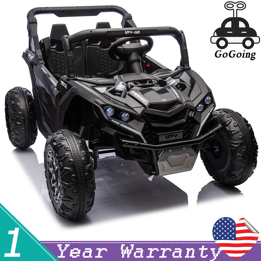 24V Kid Ride On UTV w/ Remote Control Kids 2 Seater Car Toy 2.49-3 ...