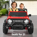 24V Red Electric Toy Car for Kids with Parental Remote Control and 2-Seater Design Magic Cars 2