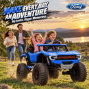 24V Dual-Seater Kids Truck with Remote Control - 2-Speed Ride-On Toy for Children Aged 3-8 Magic Cars 9