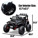 24V Kids Ride-On Truck with Remote Control, 3 Speeds, 2-Seater, 9Ah Battery, and Spring Suspension Magic Cars 8