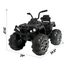 24V Kids Off-Road 4 Wheeler ATV Quad Ride-On Toy Car with 6 MPH Max Speed, LED Lights, and MP3 Player Magic Cars 6