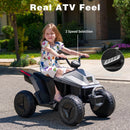 24V Kids 4-Wheeler Ride-On ATV Toy Car with 2 Seats and LED Headlights for Big Kids Magic Cars 3
