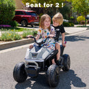 24V Kids 4-Wheeler Ride-On ATV Toy Car with 2 Seats and LED Headlights for Big Kids Magic Cars 4