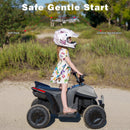 24V Kids 4-Wheeler Ride-On ATV Toy Car with 2 Seats and LED Headlights for Big Kids Magic Cars 6