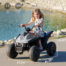 24V Kids 4-Wheeler Ride-On ATV Toy Car with 2 Seats and LED Headlights for Big Kids Magic Cars 7