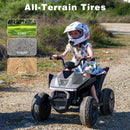 24V Kids 4-Wheeler Ride-On ATV Toy Car with 2 Seats and LED Headlights for Big Kids Magic Cars 8