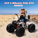 24V Kids 4WD Electric Ride-On ATV Quad Car Magic Cars 4