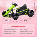 24V Electric Drift Go Kart for Kids with Metal Frame for Outdoor Fun Magic Cars 1